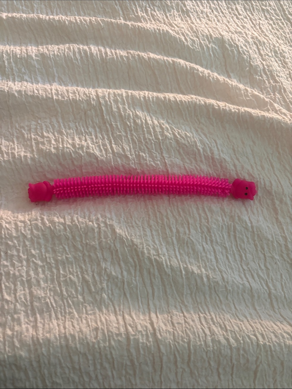 Kids Pink Sensory Fidget Stretch Toy - Tactile Tube